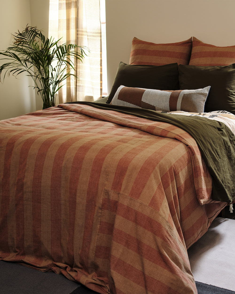 Maze Duvet Cover - Sienna