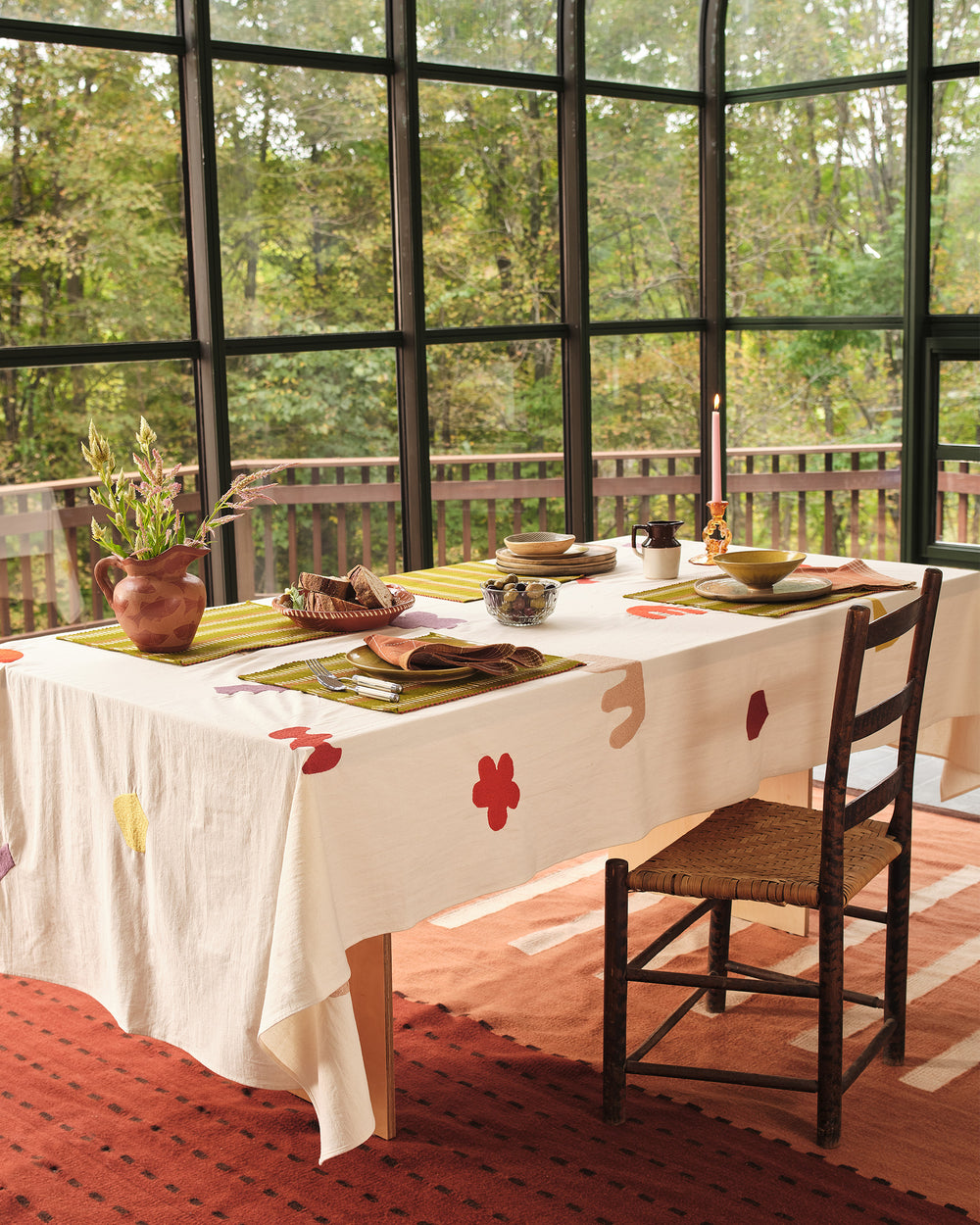 Garden Tablecloth - Poppy