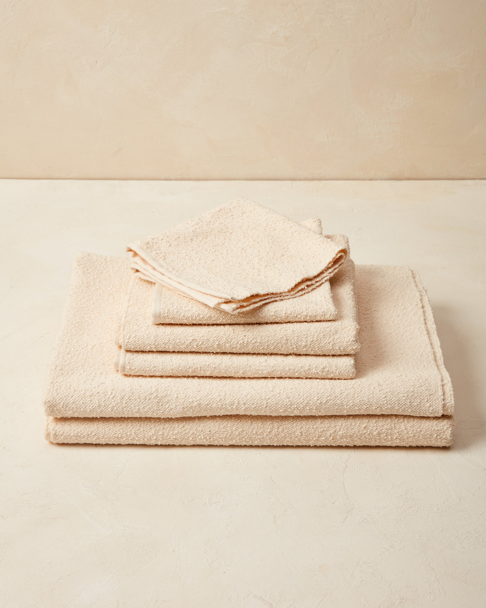 Set of 2 kitchen towels MONA 50x70cm beige