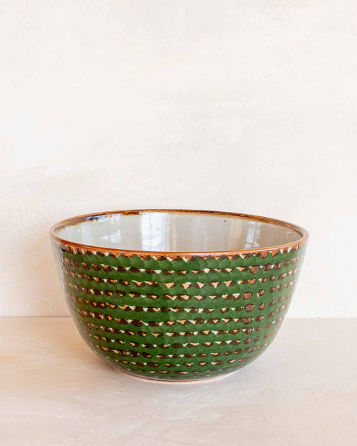 San Germán Large Serving Bowl - Green