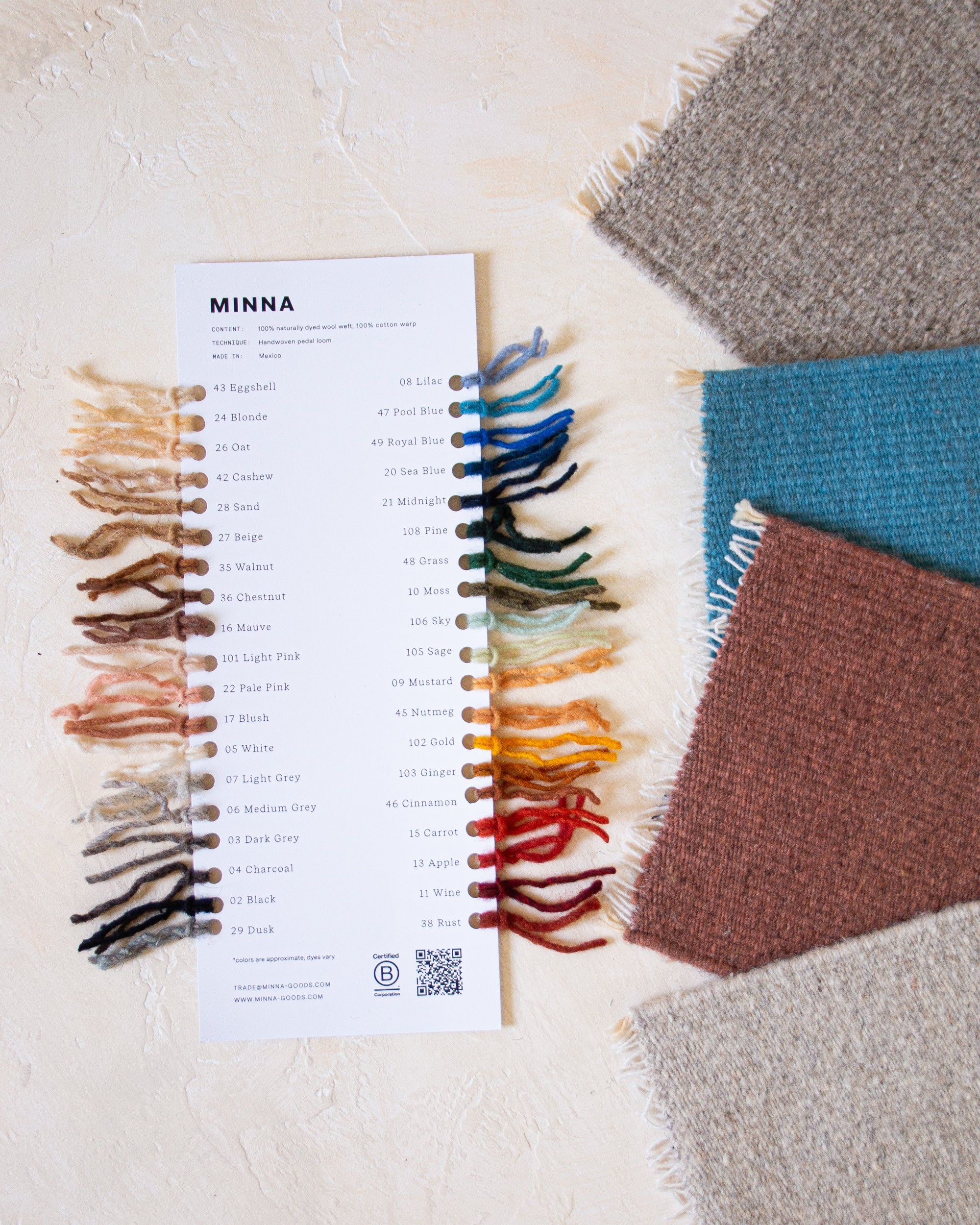 Rug Swatch + Color Card